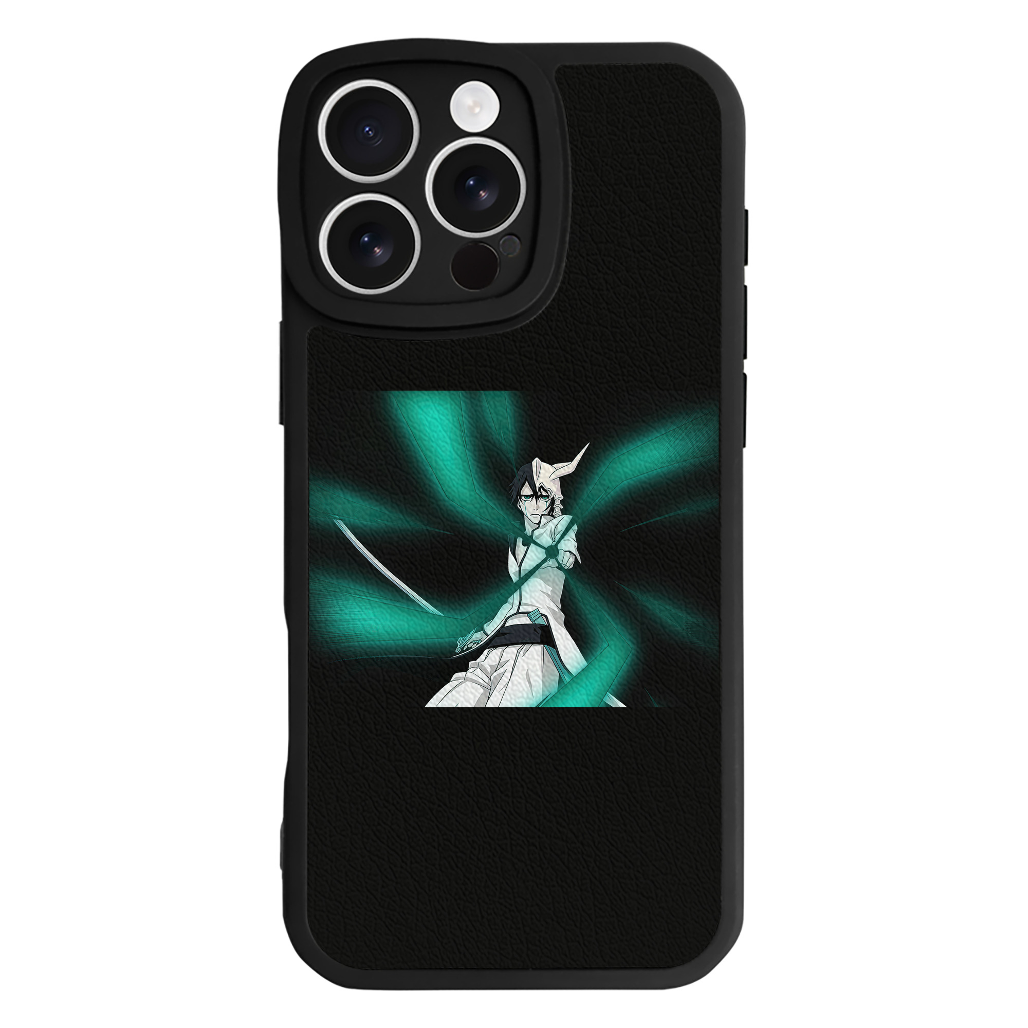（画像用） ブリーチ ウルキオラ·シファー BLEACH Ulquiorra cifer 【iPhone 16シリーズ対応】シリコンスマホケース（レザー調） 材質：シリコン